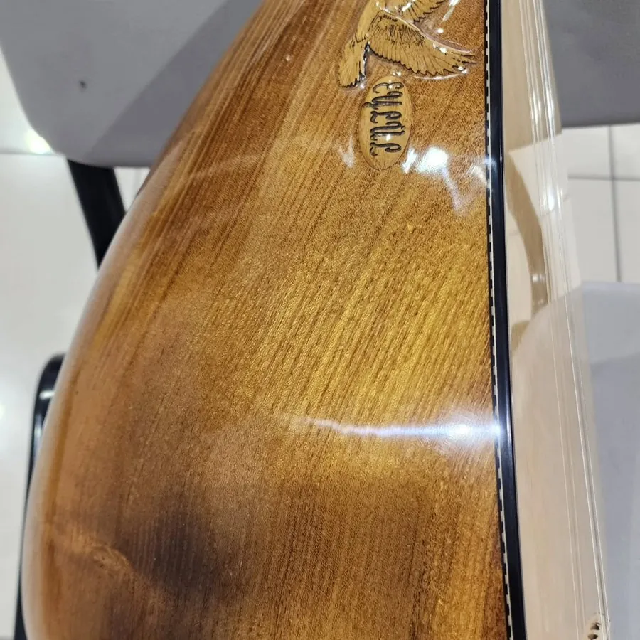 Kişiye Özel Oyma Dut Bağlama - 3